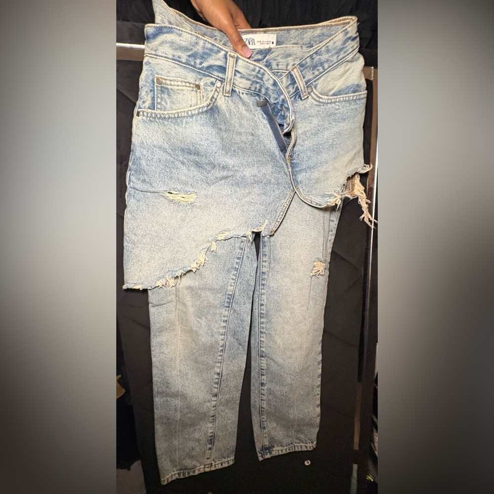 Zara Light Blue Denim Jeans